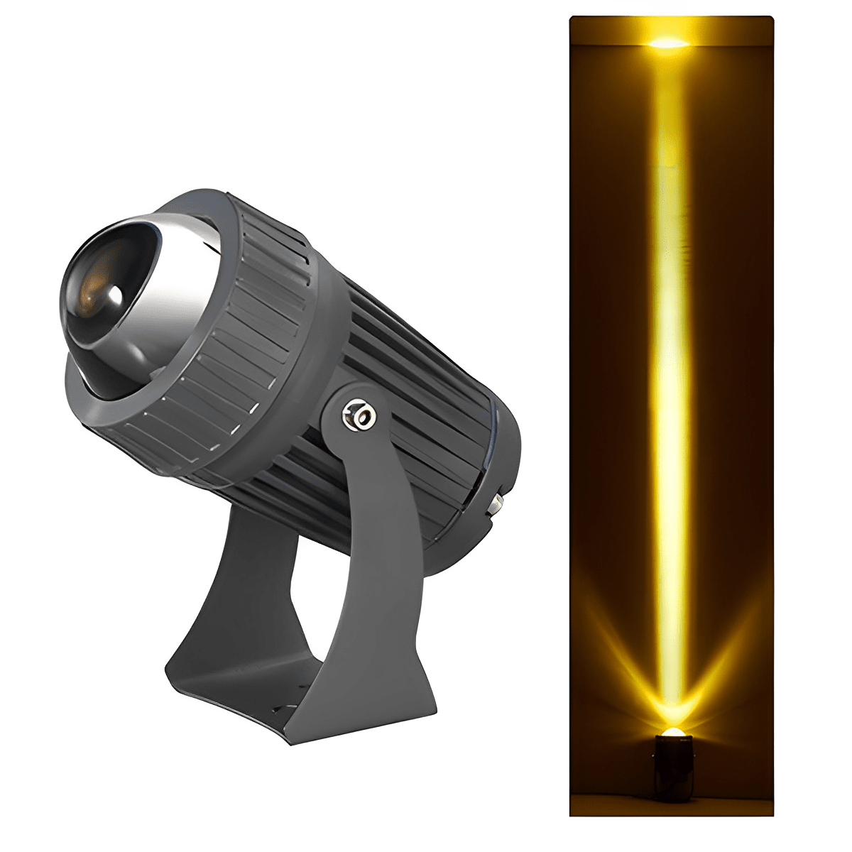 Outdoor LED Uplight Fixture for Buildings & Landscapes – Adjustable Beam, IP67 Weatherproof | Thomler