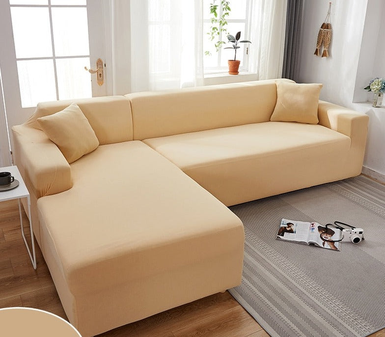 Waterproof Stretch Couch Slipcover for Living Room - Elastic Furniture Protector for Sofas with Pets Kids | Thomler