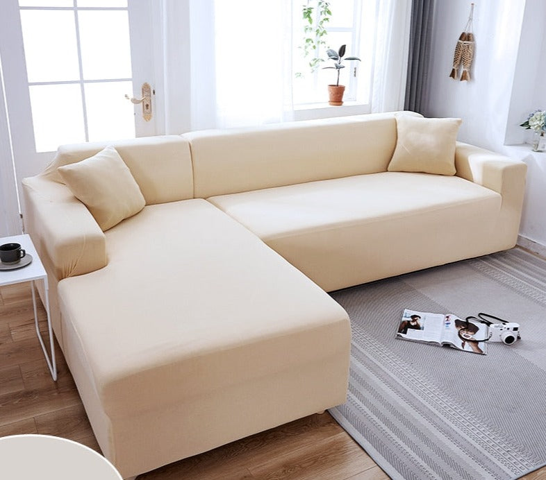 Waterproof Stretch Couch Slipcover for Living Room - Elastic Furniture Protector for Sofas with Pets Kids | Thomler