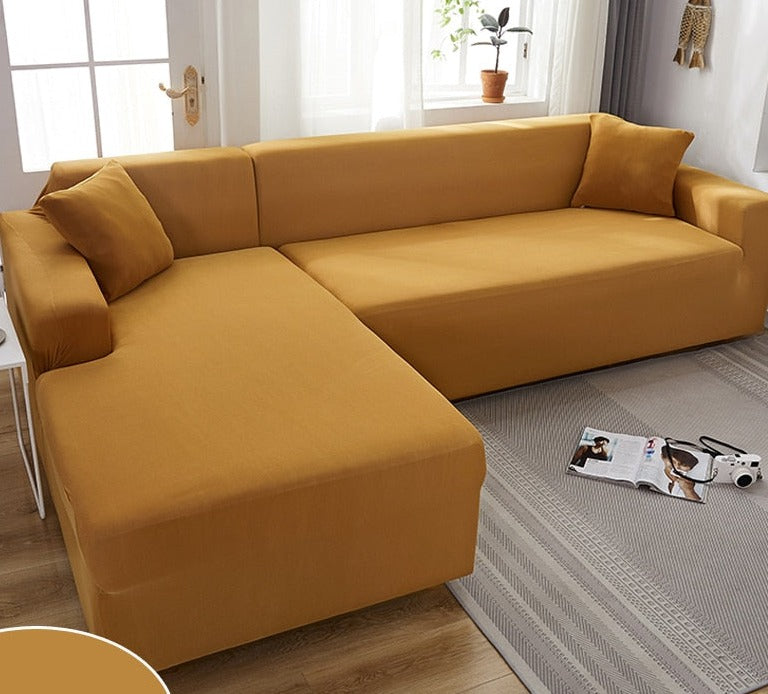 Waterproof Stretch Couch Slipcover for Living Room - Elastic Furniture Protector for Sofas with Pets Kids | Thomler