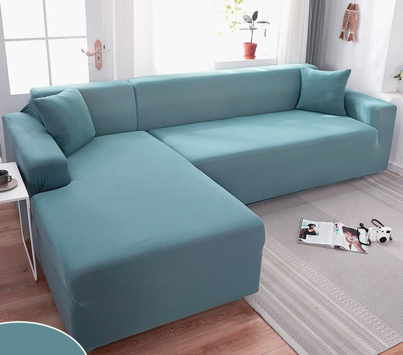Waterproof Stretch Couch Slipcover for Living Room - Elastic Furniture Protector for Sofas with Pets Kids | Thomler
