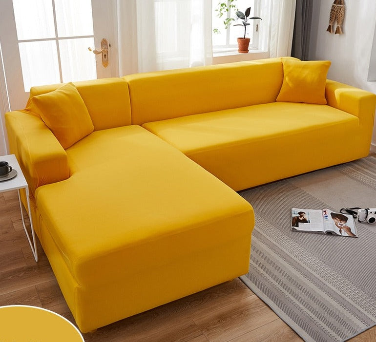 Waterproof Stretch Couch Slipcover for Living Room - Elastic Furniture Protector for Sofas with Pets Kids | Thomler