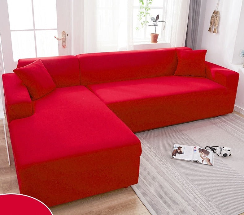 Waterproof Stretch Couch Slipcover for Living Room - Elastic Furniture Protector for Sofas with Pets Kids | Thomler