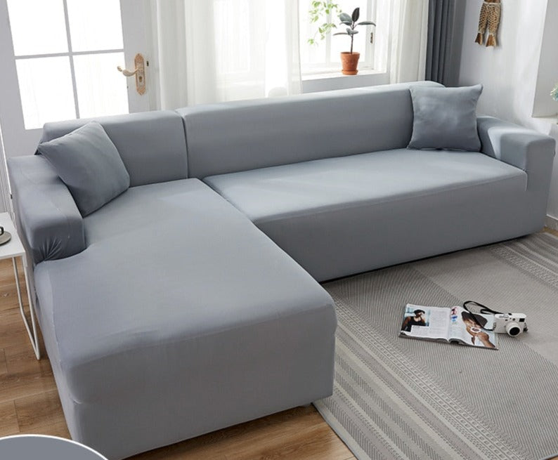 Waterproof Stretch Couch Slipcover for Living Room - Elastic Furniture Protector for Sofas with Pets Kids | Thomler