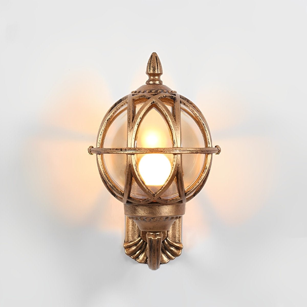 Wall Light Aluminum 12.6 in Vintage Outdoor Black Balcony Porch Pathway Lighting | Thomler