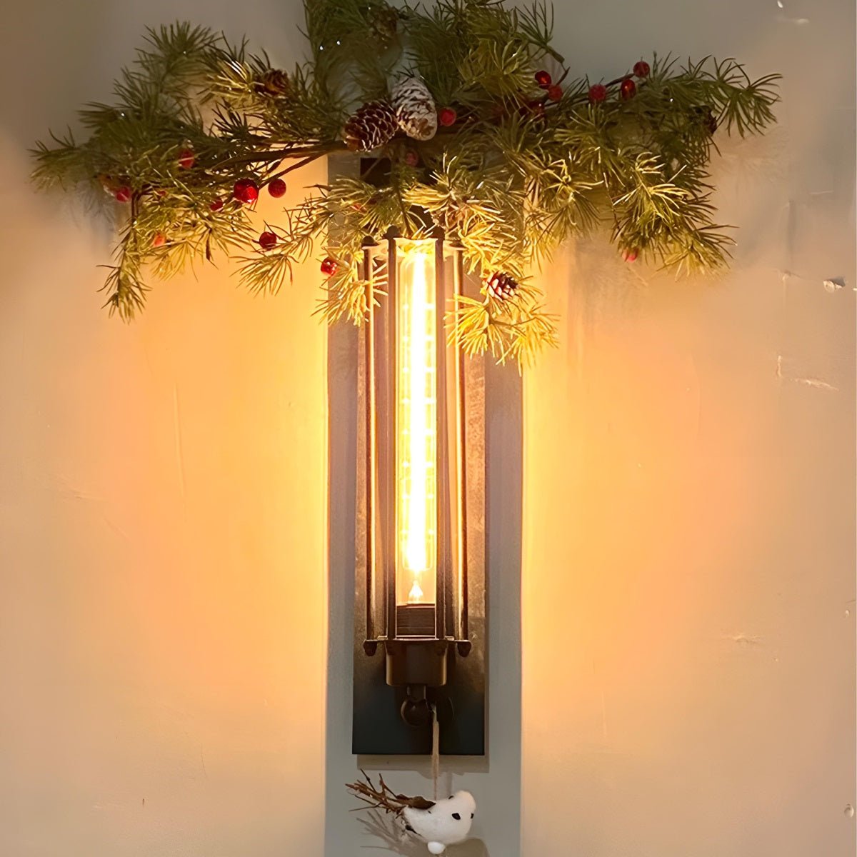 Wall Sconce Iron LED 18.5 in Warm White Indoor Lighting Vintage Industrial Decor Hallway Living Room Bedroom Kitchen Bathroom | Thomler