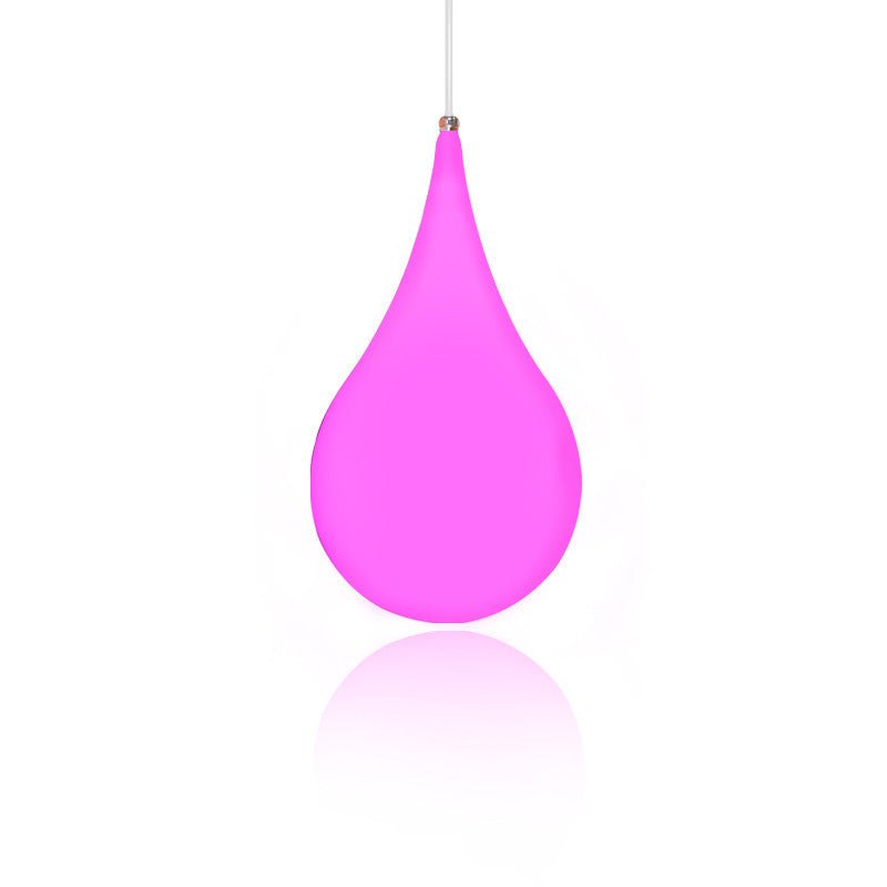 Pendant Light Plastic Teardrop 24.0 cm White Outdoor Patio Pergola Waterproof Hanging Garden Light RGB LED | Thomler