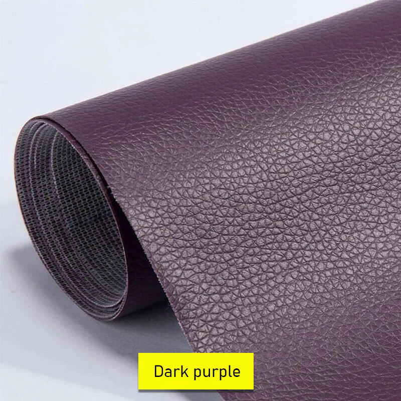 Self-Adhesive Faux Leather Repair Patch for Couches, Car Seats & Upholstery – Easy Cut-to-Fit Vinyl Fix Tape in 17 Colors for Furniture | Thomler