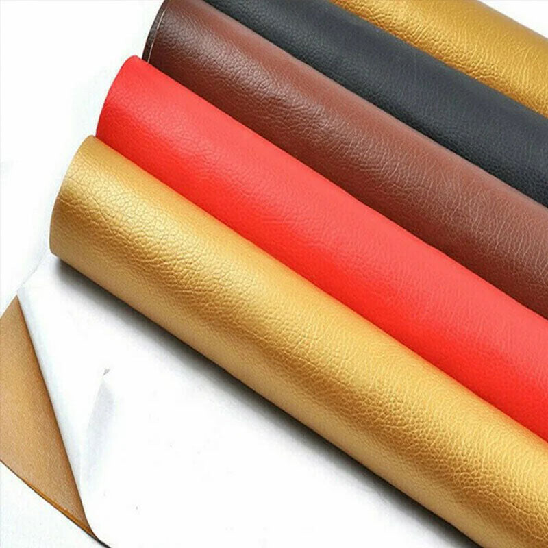 Self-Adhesive Faux Leather Repair Patch for Couches, Car Seats & Upholstery – Easy Cut-to-Fit Vinyl Fix Tape in 17 Colors for Furniture | Thomler