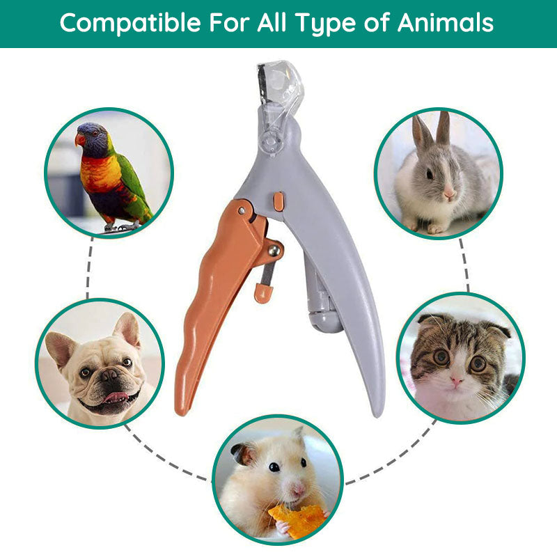 Pet Nail Trimmer with Precision Guard for Dogs & Cats – Sensor-Guided Grooming Tool for Safe Home Clipping | Thomler