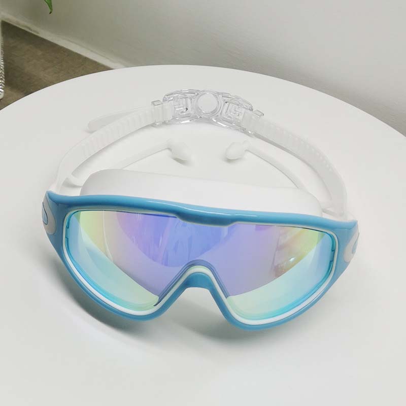 Premium Silicone Swimming Goggles with Panoramic Vision & Anti-Fog Lenses for Adults | Pool & Open Water | Unisex Fit | Thomler