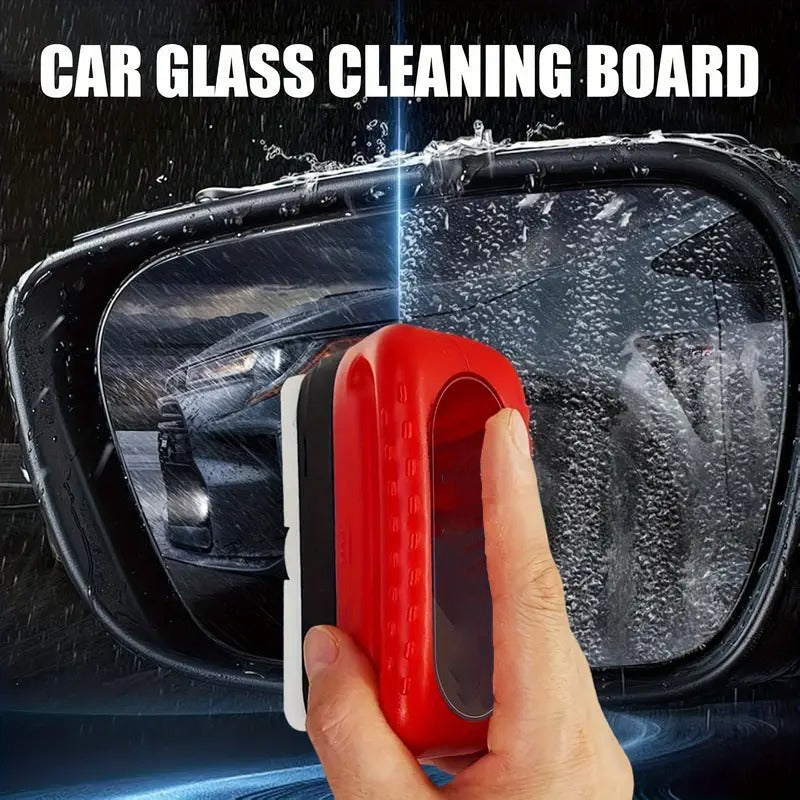 Windshield Cleaning Kit with Applicator Brush & Refill Solution for Cars & Home Windows | Thomler