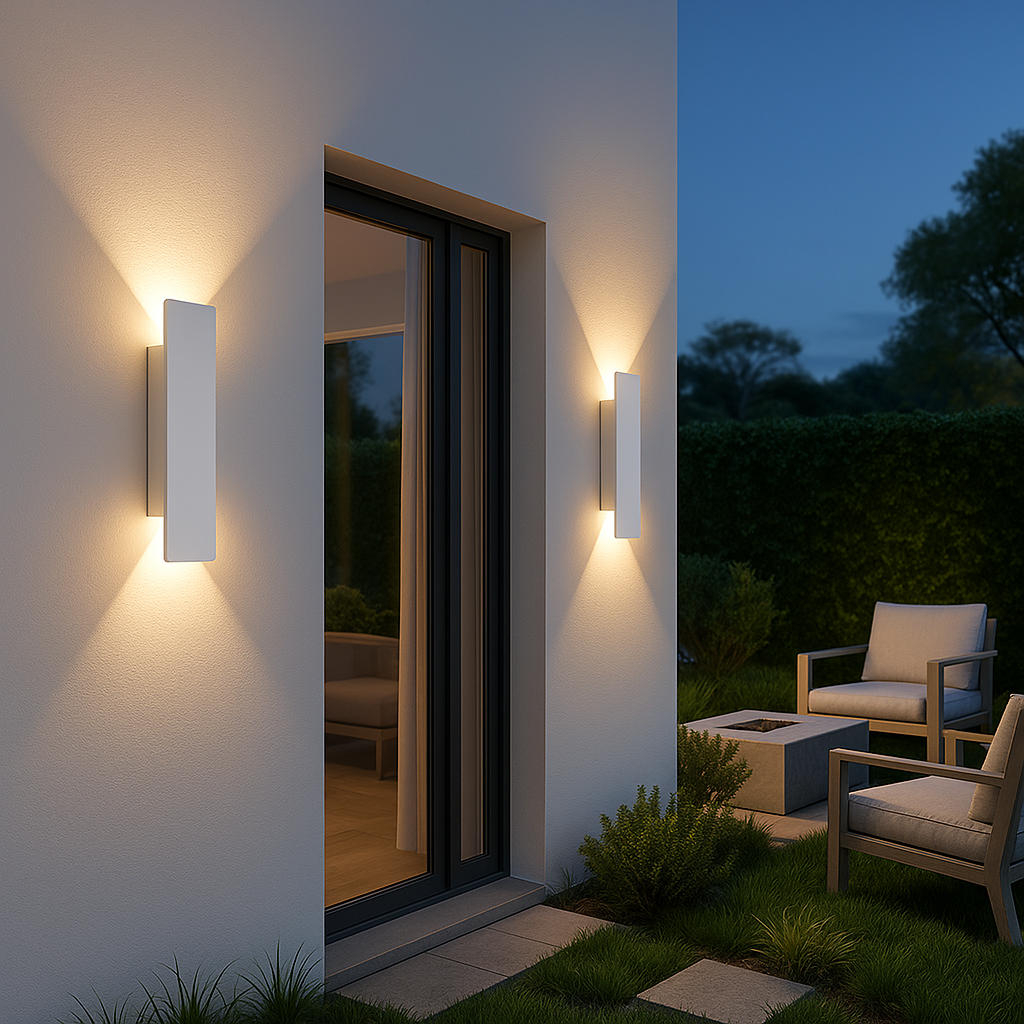 Outdoor LED Wall Light - Weatherproof Aluminum Sconce for Porch, Patio & Garden Entrance | Thomler