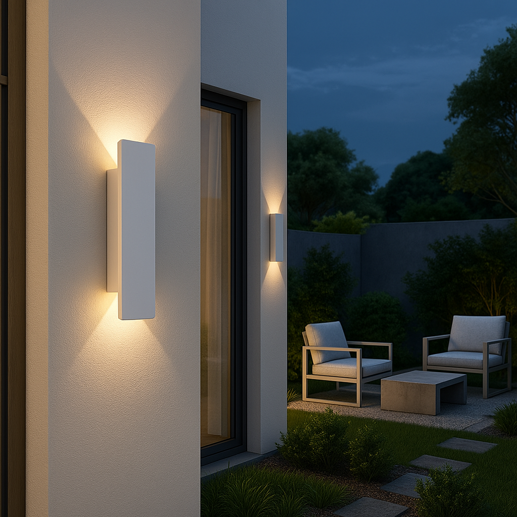 Outdoor LED Wall Light - Weatherproof Aluminum Sconce for Porch, Patio & Garden Entrance | Thomler