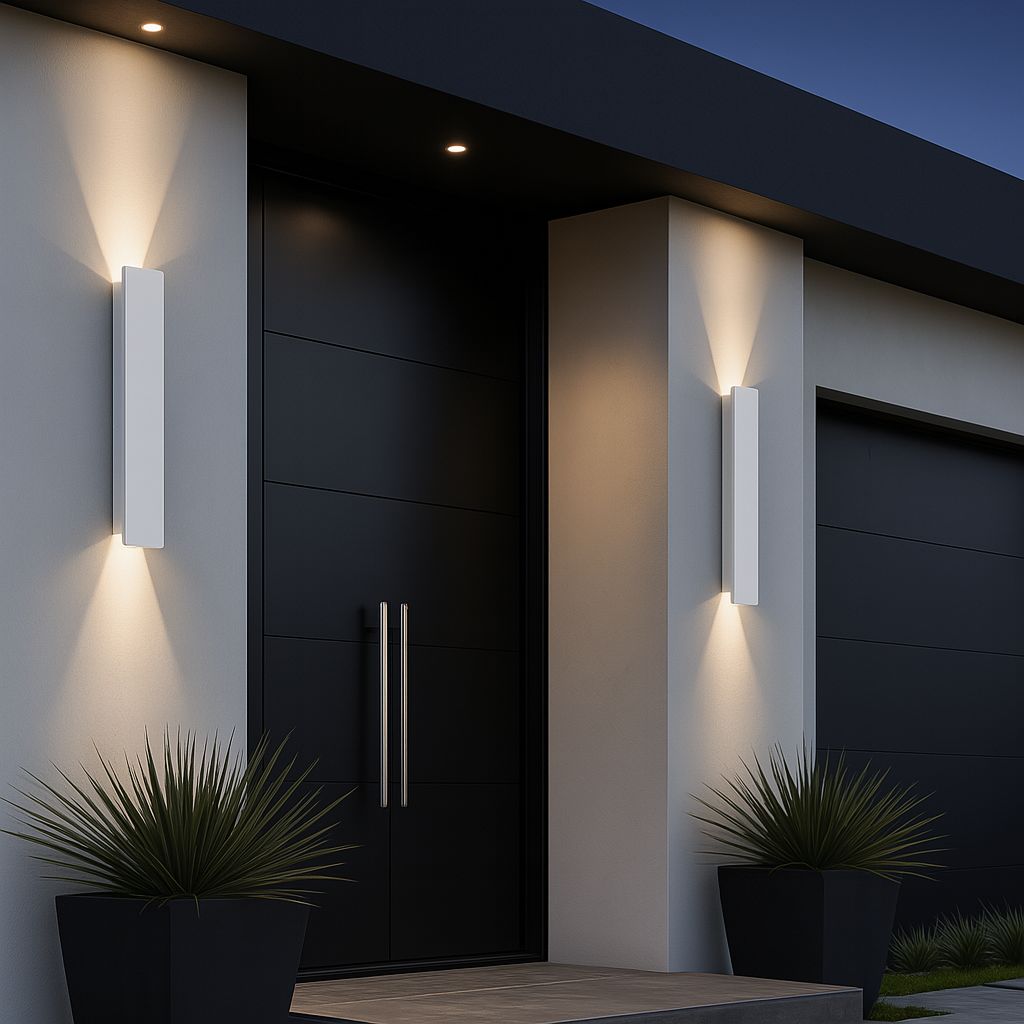 Outdoor LED Wall Light Fixture Aluminum Waterproof Sconce for Patio Garden Entryway Modern Exterior Lighting 6W 18W 24W | Thomler