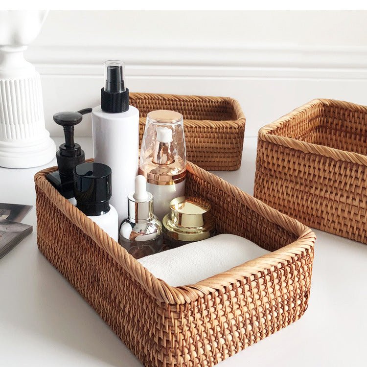 Woven Natural Fiber Organizer Bin for Home Storage – Small, Medium & Large – Eco-Friendly Lightweight Design | Thomler