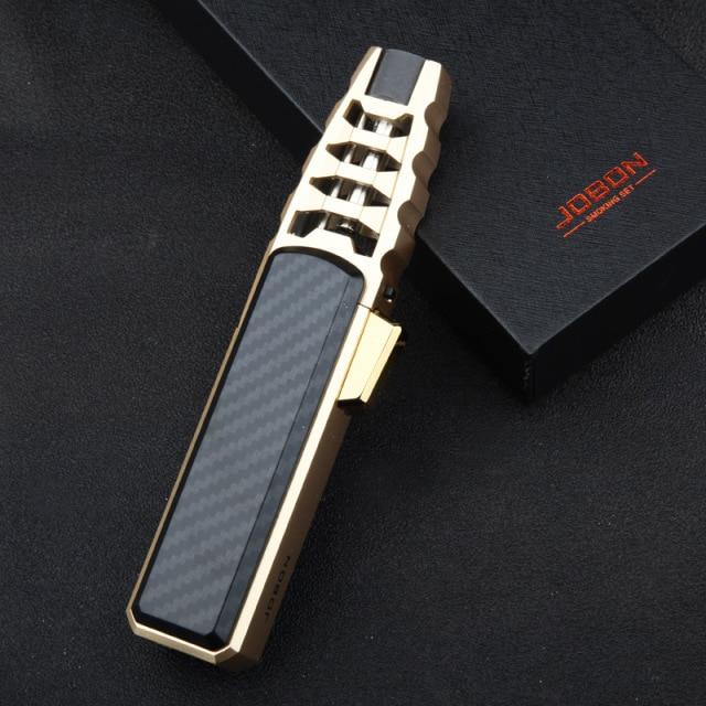 Jet Flame Butane Lighter for Cigar, Camping & Outdoor Use – Adjustable Torch with Wind-Resistant 1300°F Heat | Thomler