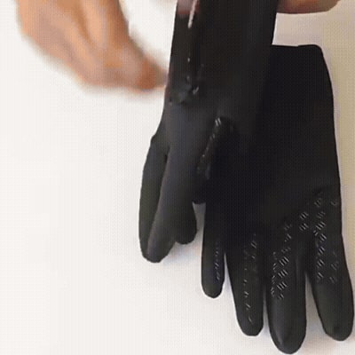Cold-Weather Bike Gloves with Touch-Sensitive Fingertips & Thermal Fleece Lining | Thomler