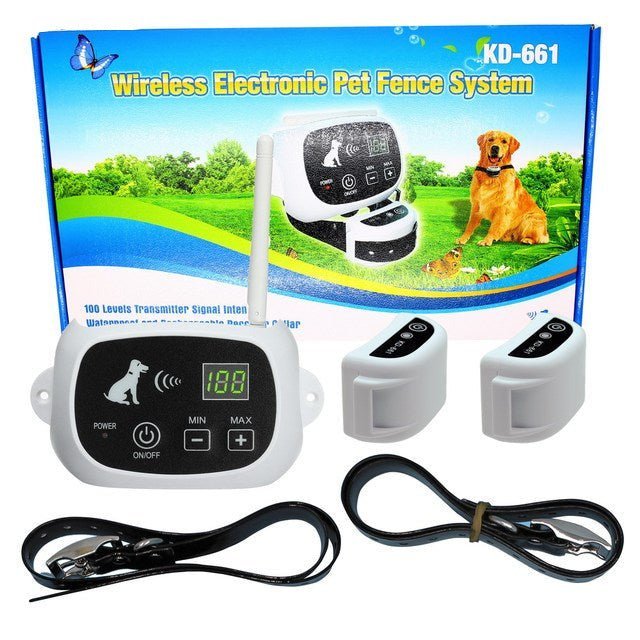 GPS-Free Pet Containment System with Rechargeable Receiver Collar for Dogs 10-110 lb | Thomler