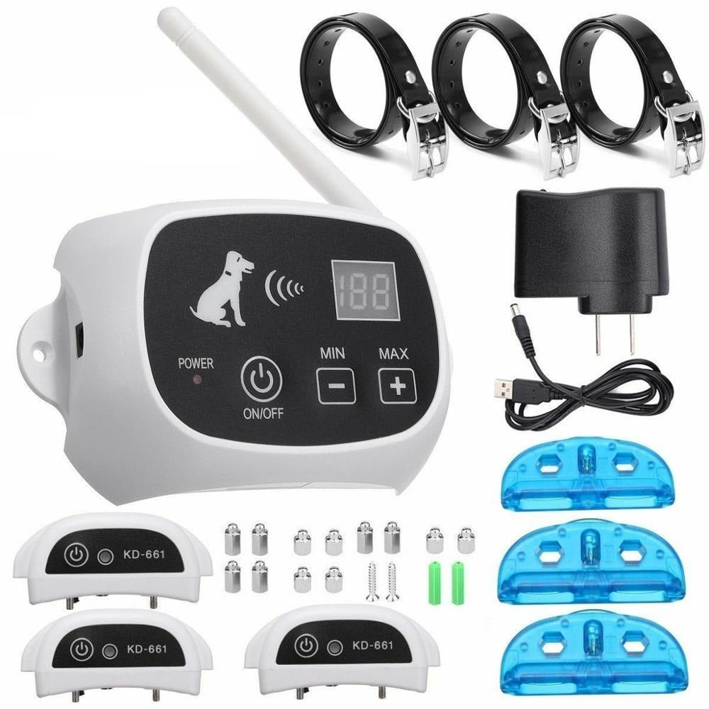 GPS-Free Pet Containment System with Rechargeable Receiver Collar for Dogs 10-110 lb | Thomler