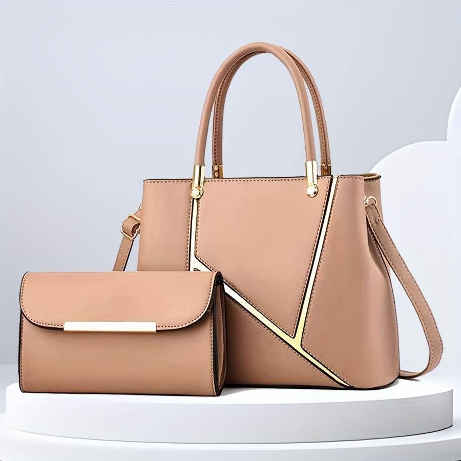 Dual-Bag Combo with Shoulder Tote & Compact Messenger for Women – Everyday Versatility & Multi-Pocket Storage | Thomler