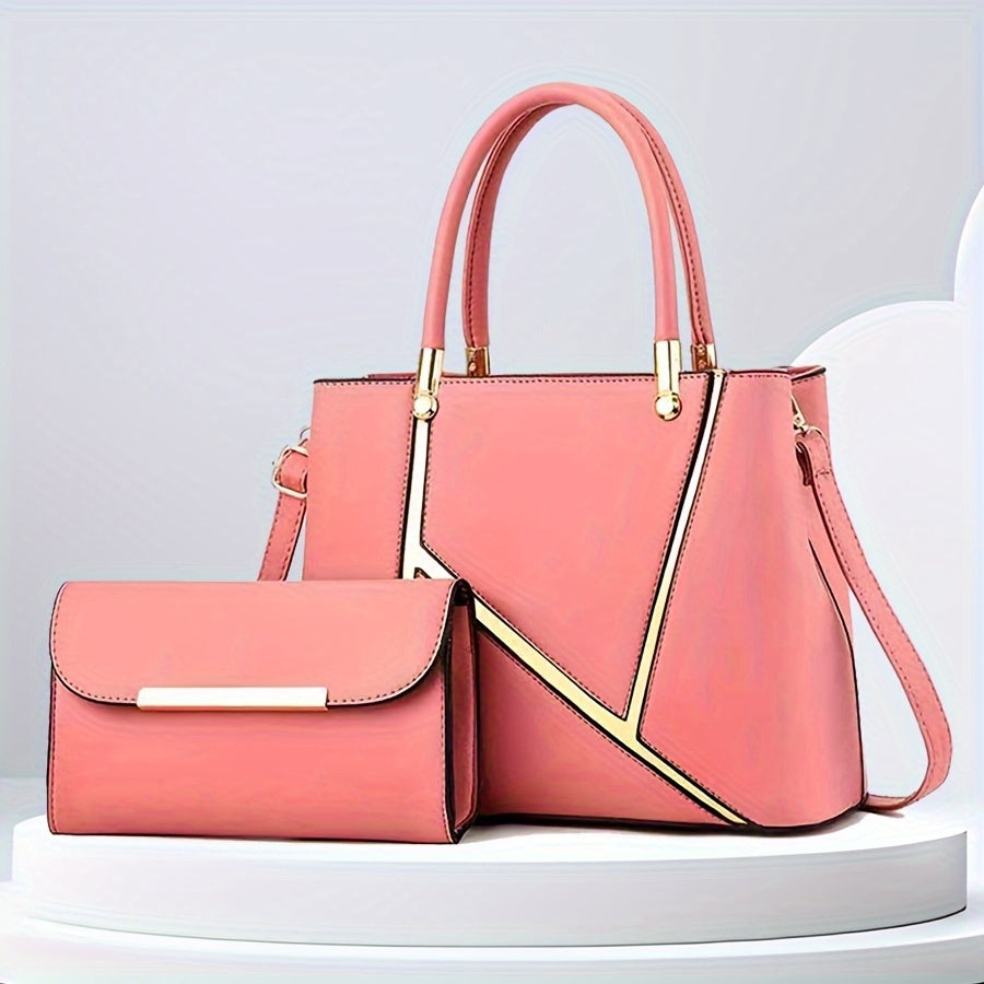 Dual-Bag Combo with Shoulder Tote & Compact Messenger for Women – Everyday Versatility & Multi-Pocket Storage | Thomler