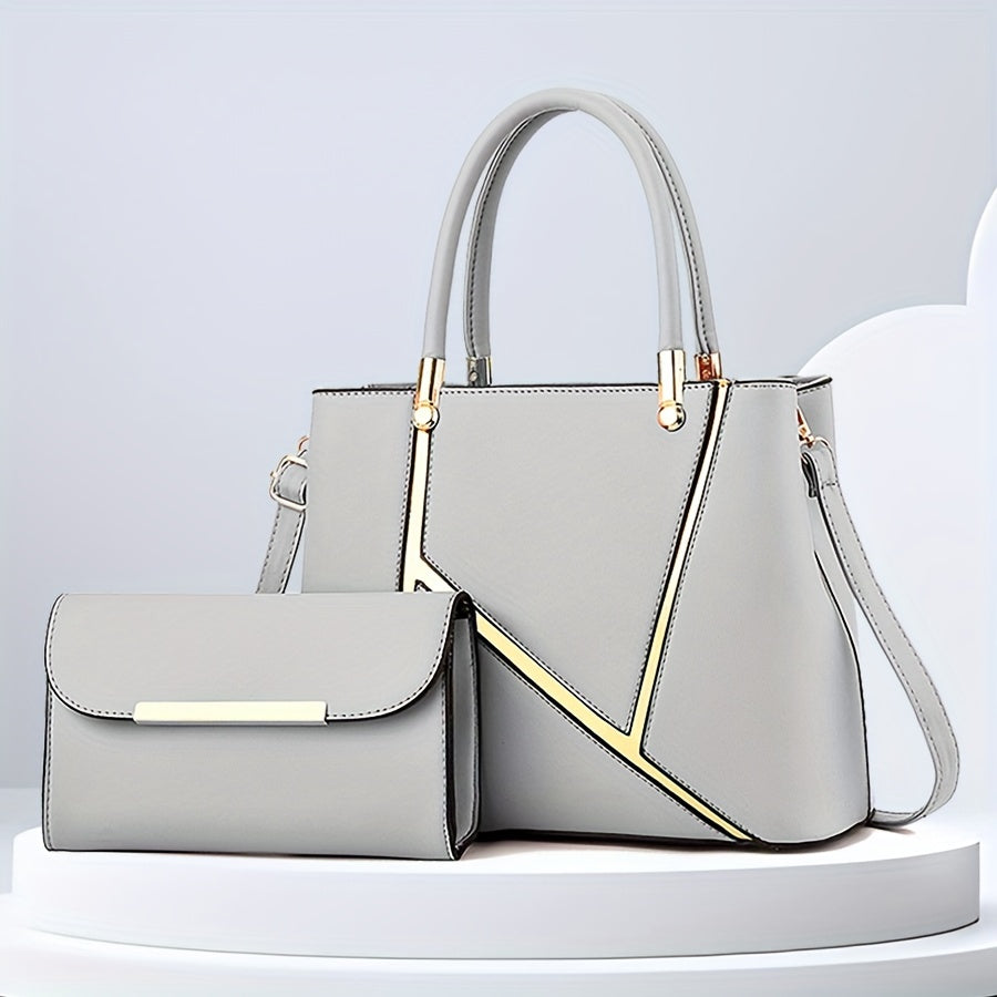 Dual-Bag Combo with Shoulder Tote & Compact Messenger for Women – Everyday Versatility & Multi-Pocket Storage | Thomler