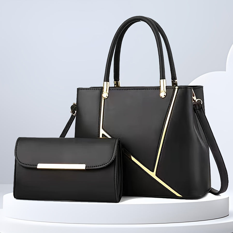 Dual-Bag Combo with Shoulder Tote & Compact Messenger for Women – Everyday Versatility & Multi-Pocket Storage | Thomler