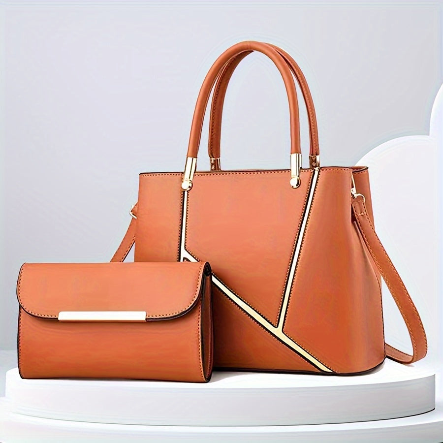 Dual-Bag Combo with Shoulder Tote & Compact Messenger for Women – Everyday Versatility & Multi-Pocket Storage | Thomler