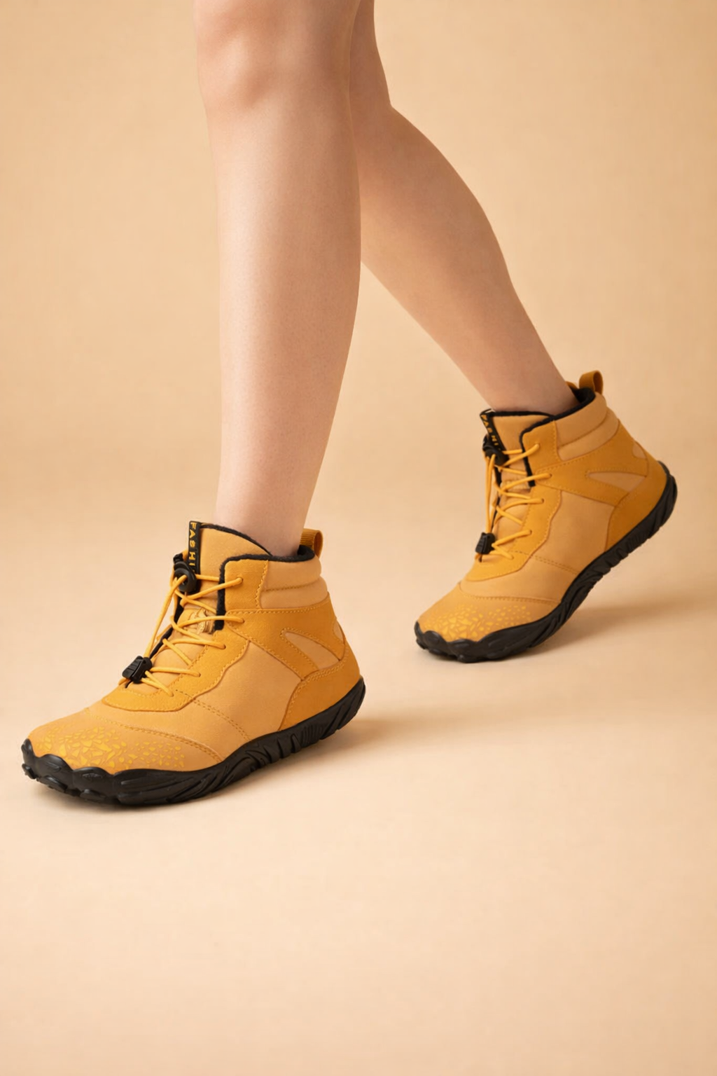 Women's Waterproof Minimalist Winter Boots – Zero-Drop Flexible Sole for Unrestricted Toe Movement & Outdoor Traction | Thomler