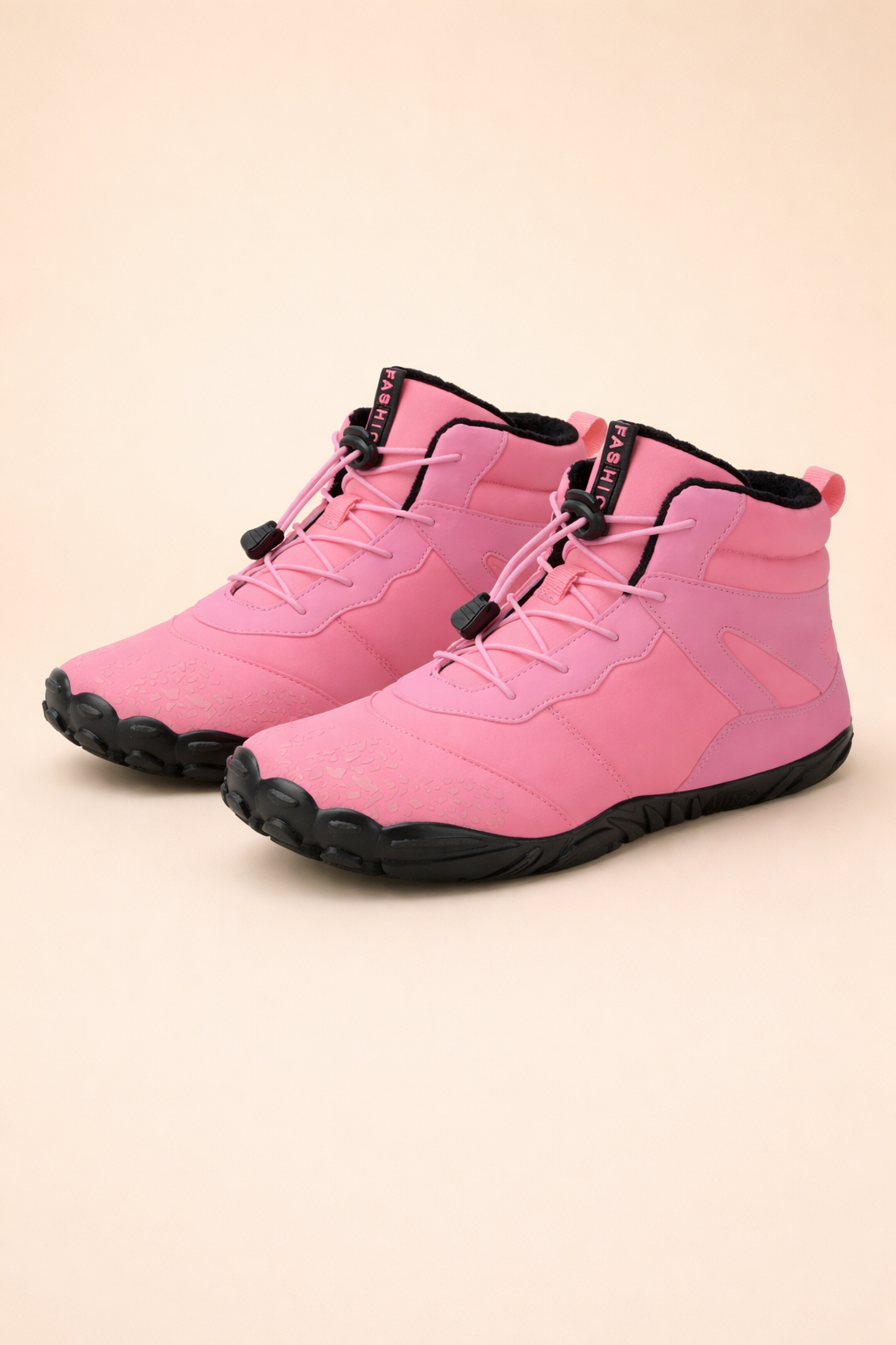 Women's Waterproof Minimalist Winter Boots – Zero-Drop Flexible Sole for Unrestricted Toe Movement & Outdoor Traction | Thomler