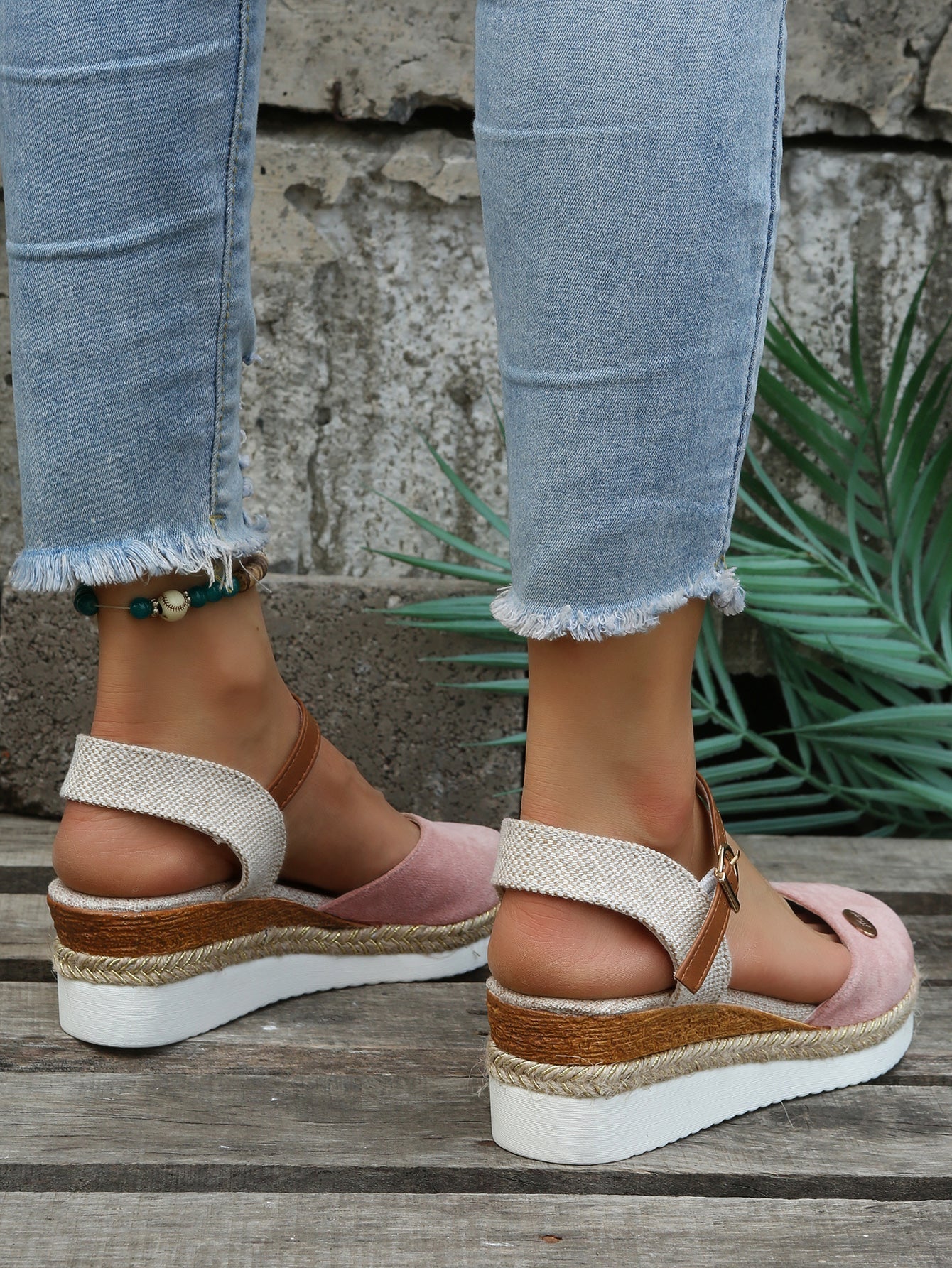 Orthopedic Platform Sandals for Women with Arch Support – Lightweight Espadrille Wedge Slip-On Shoes for All-Day Comfort | Thomler