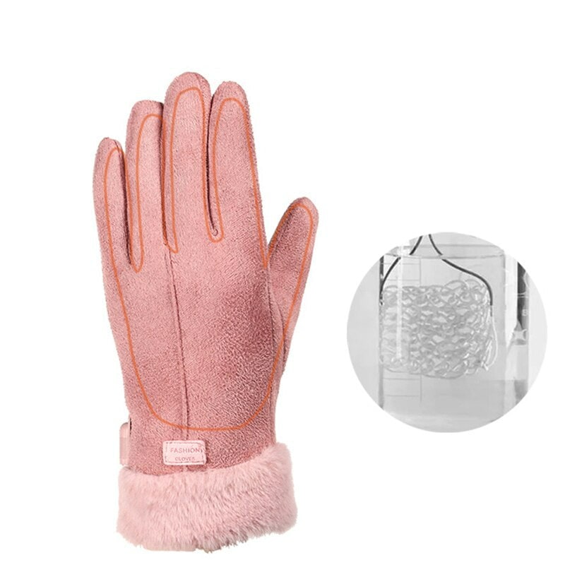 Battery-Powered Touchscreen Winter Gloves with Adjustable Heat Settings for Women | Thomler