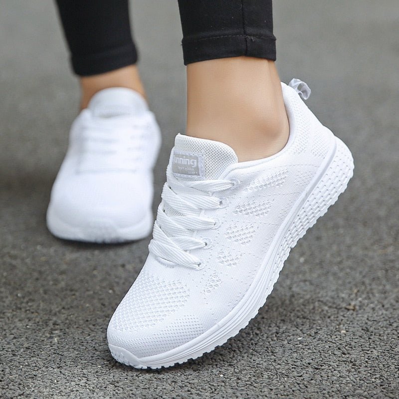 Breathable Mesh Sneakers for Women with Built-In Arch Support for All-Day Comfort and Posture Relief | Thomler