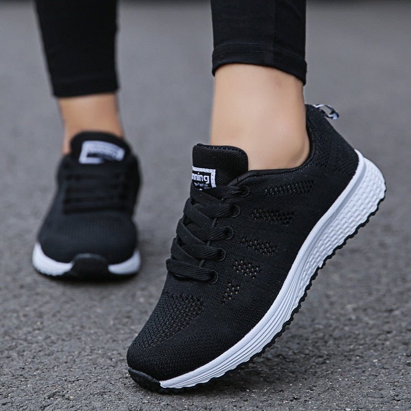 Breathable Mesh Sneakers for Women with Built-In Arch Support for All-Day Comfort and Posture Relief | Thomler