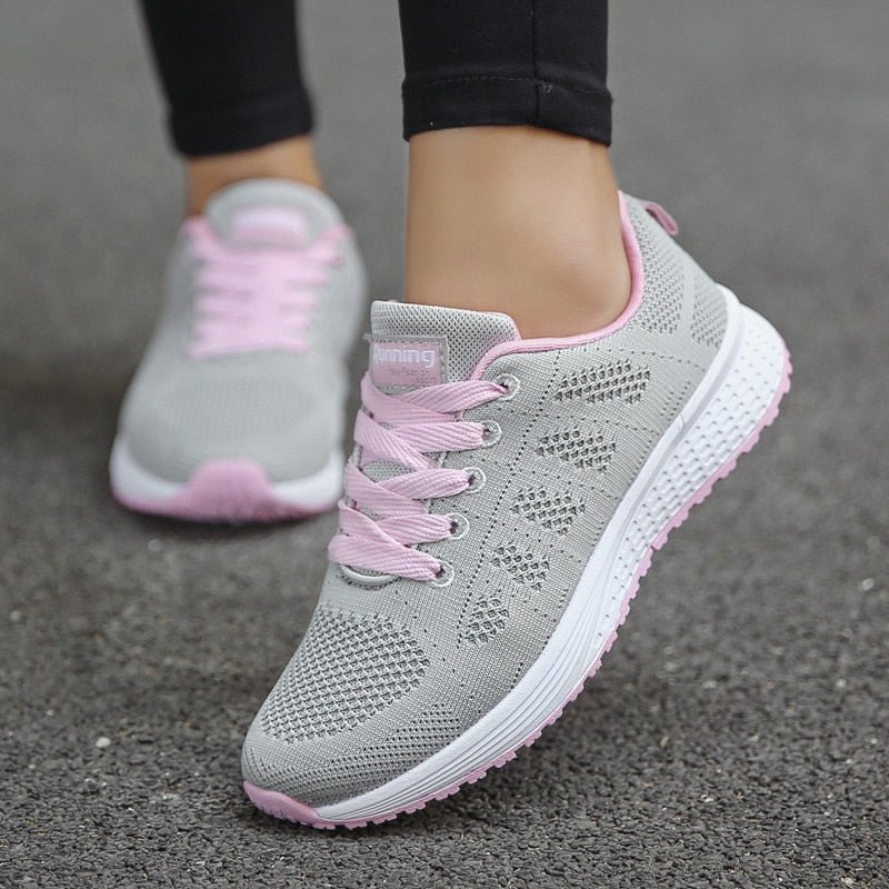 Breathable Mesh Sneakers for Women with Built-In Arch Support for All-Day Comfort and Posture Relief | Thomler