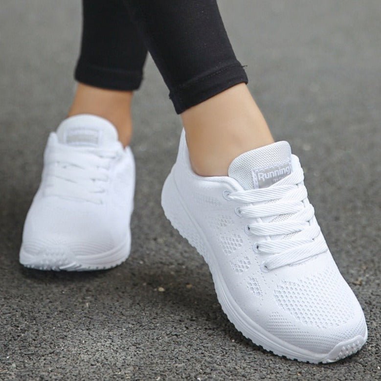 Breathable Mesh Sneakers for Women with Built-In Arch Support for All-Day Comfort and Posture Relief | Thomler
