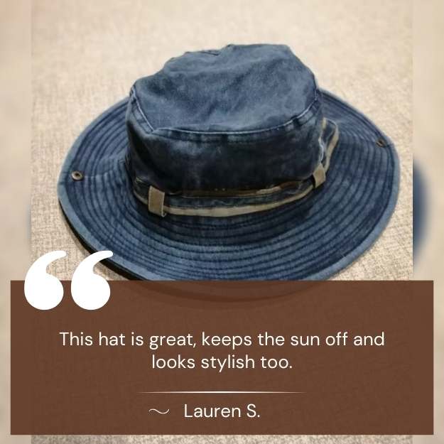 Wide Brim Sun Hat with UPF 50+ UV Protection for Women – Adjustable Chin Strap, Moisture-Wicking Liner, Packable & Windproof for Hiking | Thomler