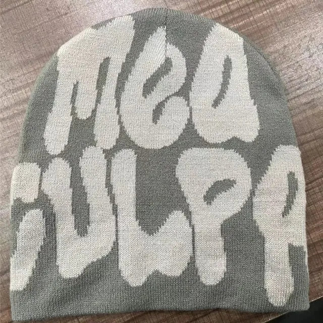 Knit Beanie Hat Warm Winter Cap Unisex Soft Stretch Skullcap Cold Weather Headwear Y2K Retro Cozy Slouchy Style Daily Casual | Thomler