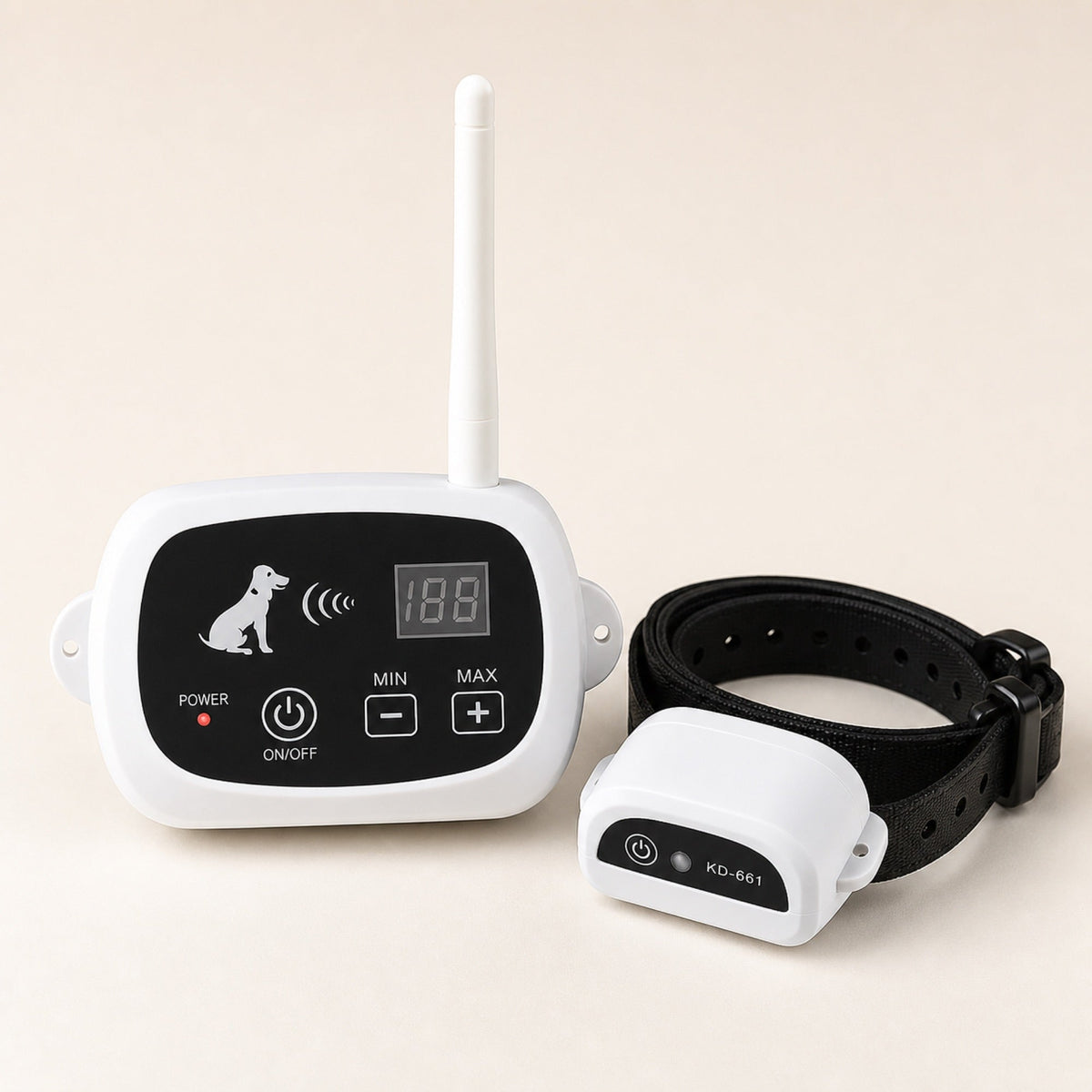 Rechargeable Circular Dog Containment System with Adjustable Radio Boundary, Waterproof Collar Receiver & Progressive Alert for Yard | Thomler