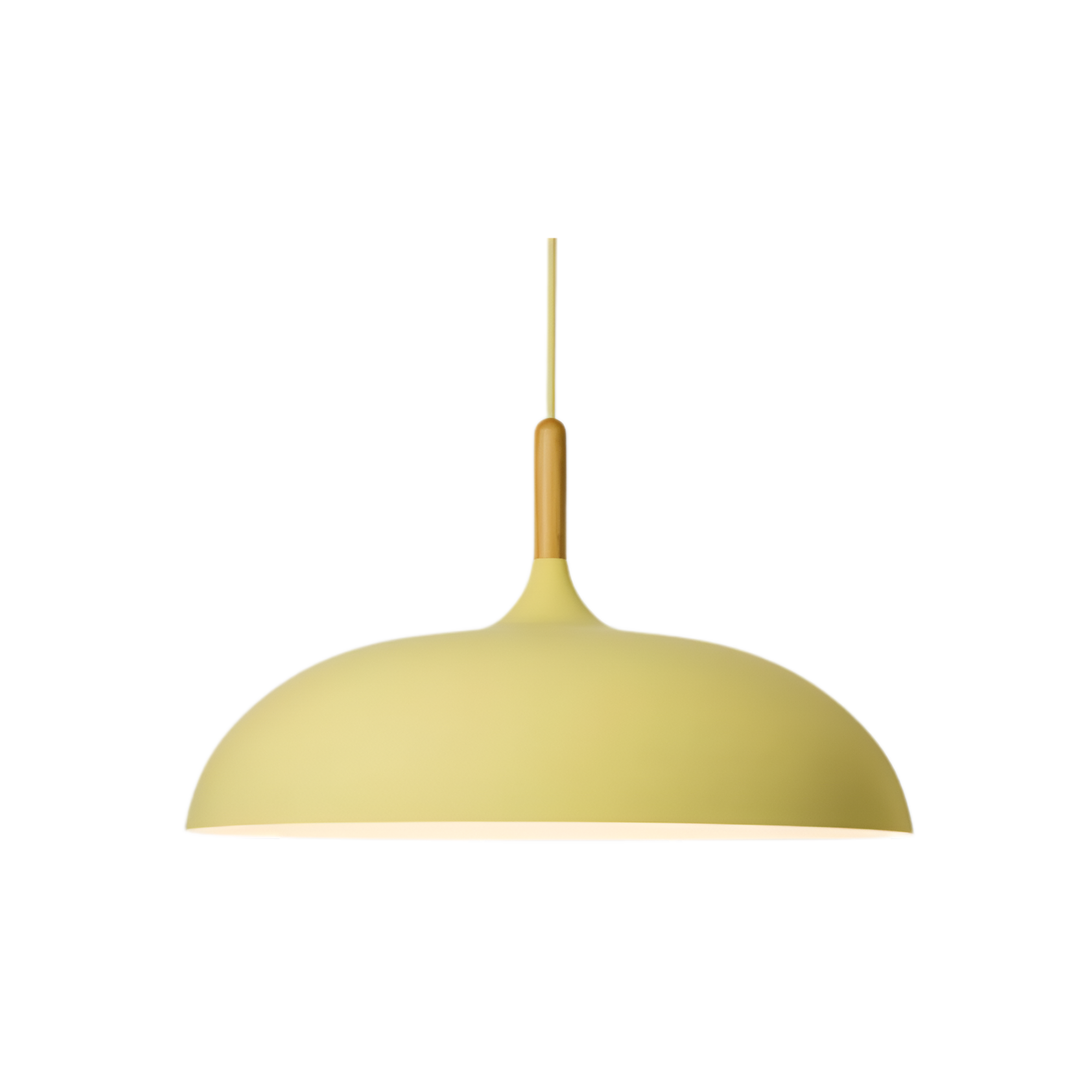 Pendant Light Wood Iron Shade Ø35.0–60.0 cm Dining Room Kitchen Island Japandi Scandinavian Hanging Ceiling Lamp E27 | Thomler