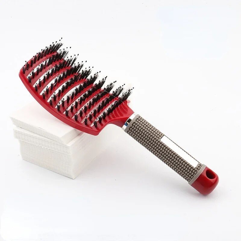 Detangling Hairbrush for Wet & Dry Hair – Pain-Free Knot Removal for All Hair Types | Thomler