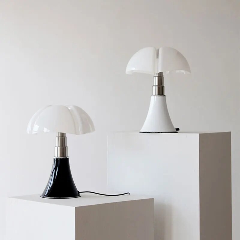 Table Lamp Acrylic LED 49.0 cm Black Bedroom Living Room Dimmable Touch Control Scandinavian Accent Lighting | Thomler