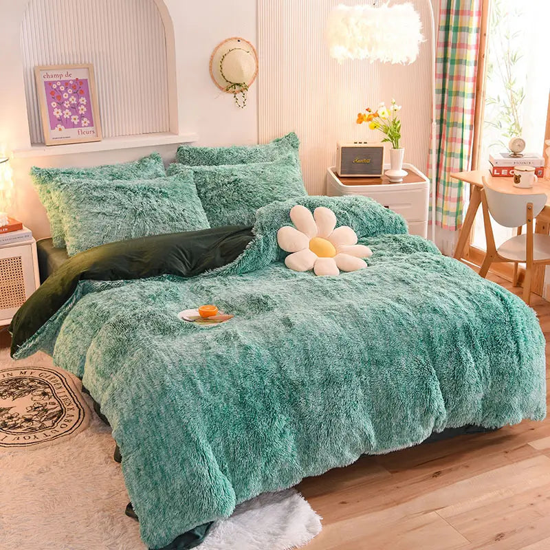 Ultra-Soft Sherpa Fleece Comforter Set – Plush Cloud-Like Warmth for Winter Nights | Thomler
