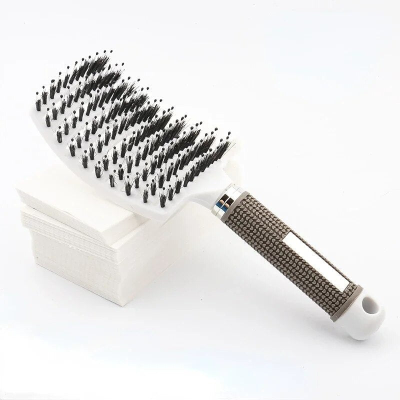 Detangling Hairbrush for Wet & Dry Hair – Pain-Free Knot Removal for All Hair Types | Thomler