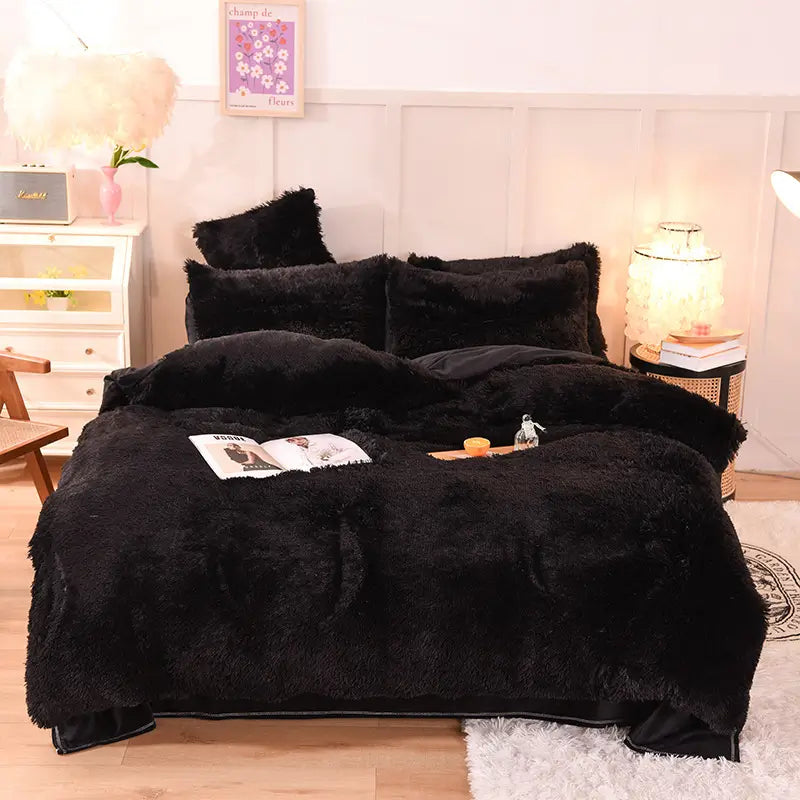 Ultra-Soft Sherpa Fleece Comforter Set – Plush Cloud-Like Warmth for Winter Nights | Thomler