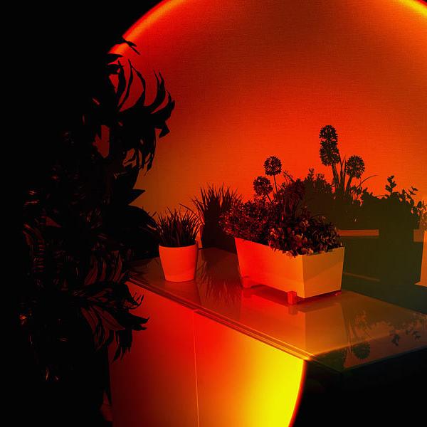 Sunset Projection Lamp with 360° Rotating Head – 13 Ambient Light Modes for Bedroom, Living Room & Creative Spaces | Thomler
