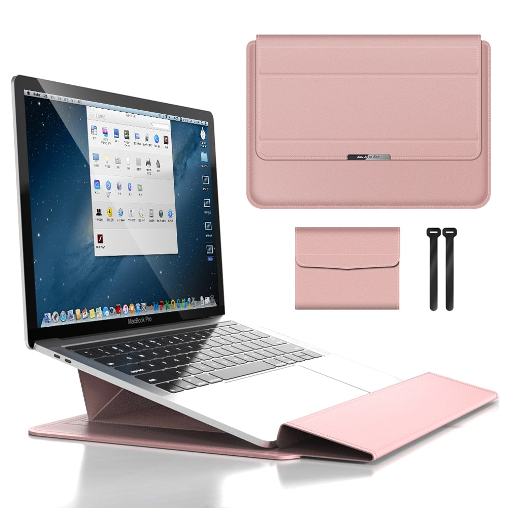 Laptop Sleeve Foldable Stand For 11–16 Inch Laptops Ergonomic Portable Protective Case Travel Work Accessory | Thomler