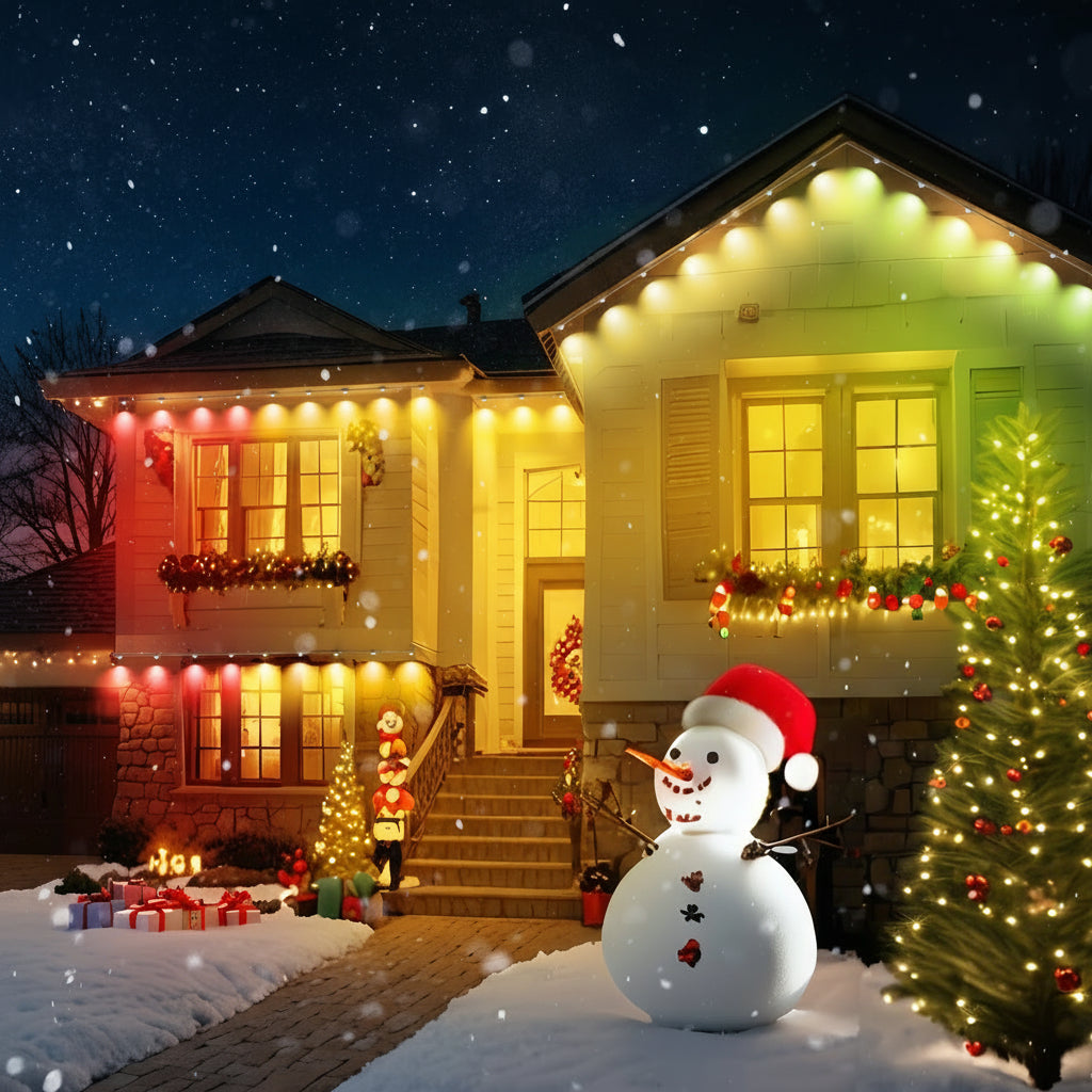 App-Controlled Roofline LED System – Weatherproof Holiday & Accent Lighting for Year-Round Exterior Decor | Thomler