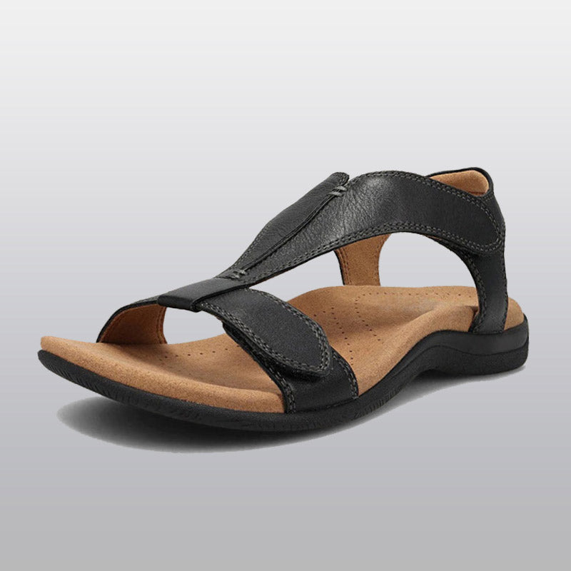Women's Orthopedic T-Strap Sandals with Adjustable Arch Support and Memory Foam Footbed for All-Day Comfort | Thomler